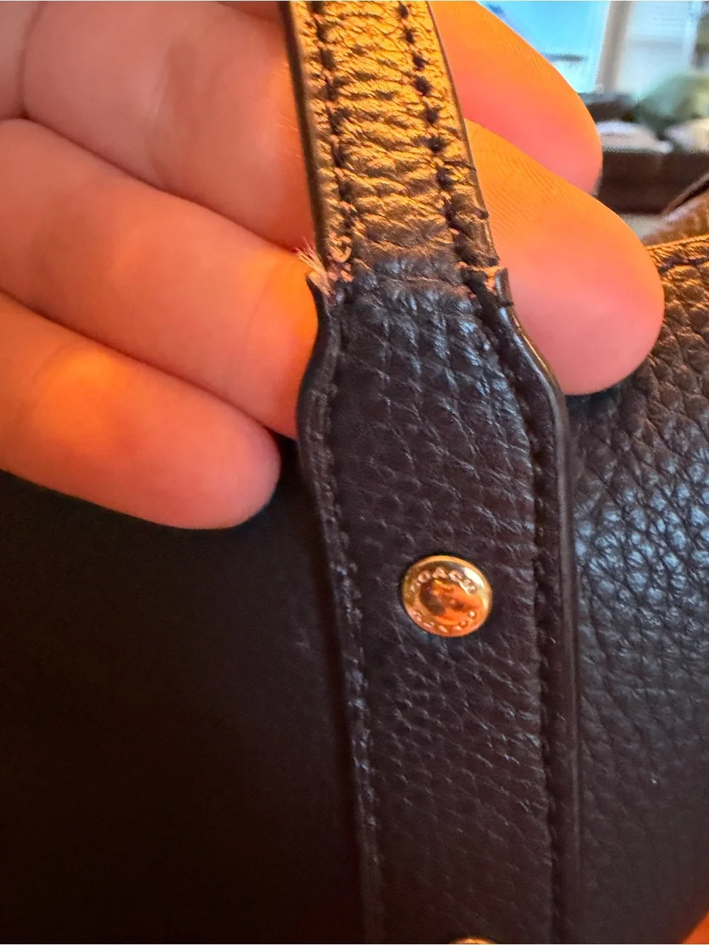 Coach tote pebbled